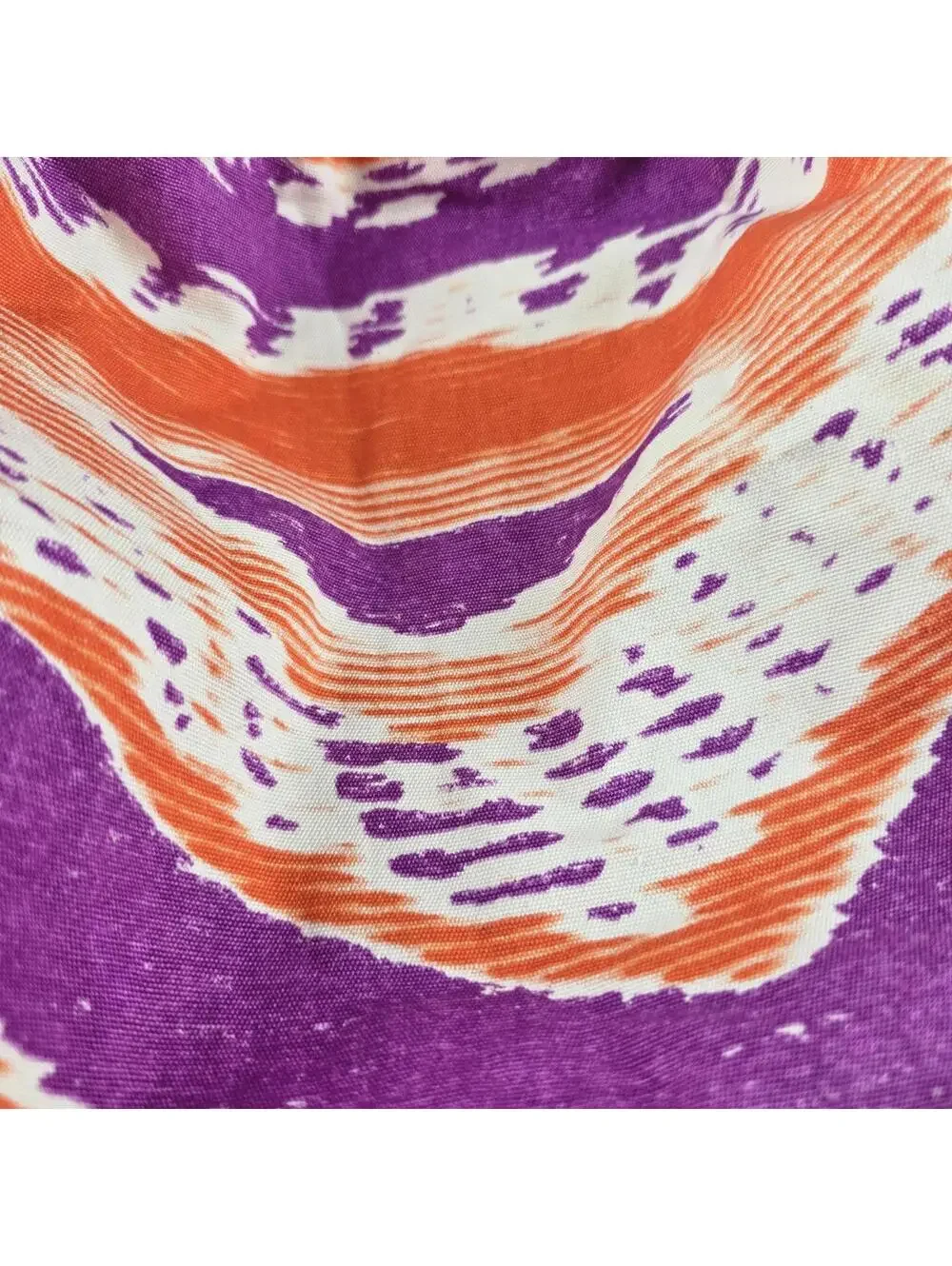 Echo Design Women's Tote Bag Orange Purple Swirl Pattern NWT